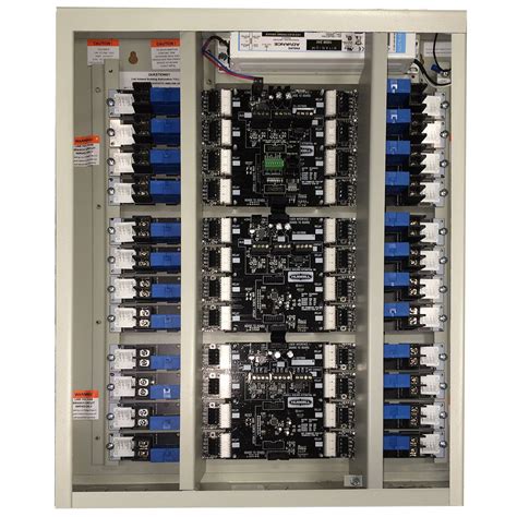 24 relay lighting control panel.